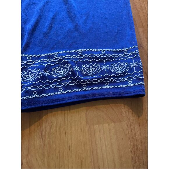 Chico’s Travelers Embroidered Cropped Women’s Size 1X - Picture 3 of 6